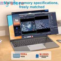15.6 Inch HD Windows 11 Intel Core I7-6500U Laptop Computer 16GB RAM 1TB 2TB SSD Portable Notebook WiFi 5 Gaming laptops [produc