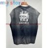 Vintage SAINT Guns N Roses Washed T-Shirts High Quality Dirty Soil Spray Hand Worn Tank Top T Shirt Tee Tops [product.brand] 5 -