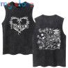 Hot Sale Karol G Bichota Music Album Washed Tank Tops Hip Hop Fashion Men Women Breathable Cozy Cotton Oversized Sleeveless Tees