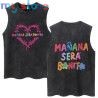 Hot Sale Karol G Bichota Music Album Washed Tank Tops Hip Hop Fashion Men Women Breathable Cozy Cotton Oversized Sleeveless Tees