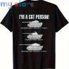Men's Military Tank T-Shirt Funny I'm A Cat Person Panzer VI Tiger Panther Design Black Relaxed Fit Casual Tee for Buffs [produc