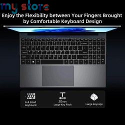 Bmax X15 Pro Laptop Computer 15.6'' IPS Intel 12th Gen N100 16GB DDR4 RAM 512GB SSD Windows 11 Notebook Numeric Keyboard HDMI W 