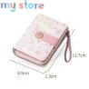New Cat PU Leather Coin Purse Women Fashion Short Wallet Folding Zipper Wallet ID Card Holder Travel Lightweight Cash Coin Bags 