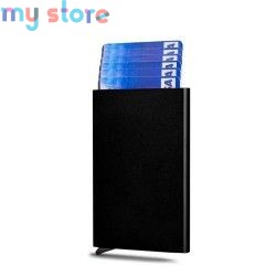 Anti Rfid Blocking Protected Magic Men ID Credit Card Holder Wallet Men Women Metal Business Bank CreditCard Cardholder Case [pr
