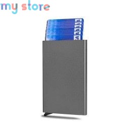 Anti Rfid Blocking Protected Magic Men ID Credit Card Holder Wallet Men Women Metal Business Bank CreditCard Cardholder Case [pr