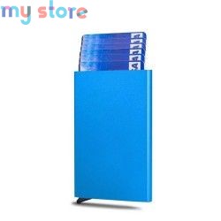 Anti Rfid Blocking Protected Magic Men ID Credit Card Holder Wallet Men Women Metal Business Bank CreditCard Cardholder Case [pr