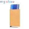 Anti Rfid Blocking Protected Magic Men ID Credit Card Holder Wallet Men Women Metal Business Bank CreditCard Cardholder Case [pr