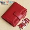 GERUOLA Men's Genuine Leather Wallet, Vintage RFID Blocking Anti-Theft Folding Wallet, ID Window, Coin Pocket, and Zipper Closur