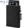 Pop-up Slim RFID Card Holder for Men Minimalist Leather Credit Card Wallet with Coin Purse and Cash Slot Travel Small Purse [pro