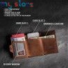Pop-up Slim RFID Card Holder for Men Minimalist Leather Credit Card Wallet with Coin Purse and Cash Slot Travel Small Purse [pro