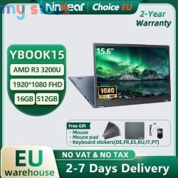 Ninkear YBOOK15 Laptop AMD Ryzen 3 3200U 15.6 Inch 360° Flip FHD IPS 1920*1080 Touchscreen 16G 512GB Backlit Keyboard Windows 11