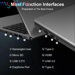 Ninkear A15 Pro Laptop AMD Ryzen 5, 16“ 120Hz 2.5K Display Screen 16GB 1TB Fingerprint Unlock Notebook Office Computer [product.
