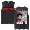Hot Anime Hajime No Ippo Kamogawa Boxing Gym Washed Tops Men Makunouch