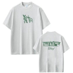 Men Women Hip Hop Loose T-shirts Rapper Tour 2026 Print T Shirt Summer