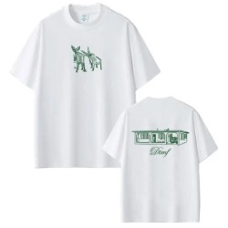 Men Women Hip Hop Loose T-shirts Rapper Tour 2026 Print T Shirt Summer