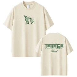 Men Women Hip Hop Loose T-shirts Rapper Tour 2026 Print T Shirt Summer