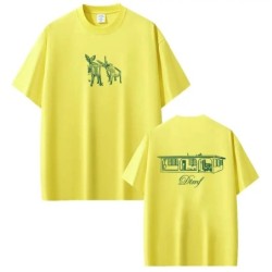 Men Women Hip Hop Loose T-shirts Rapper Tour 2026 Print T Shirt Summer