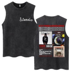 Whales and Sun Tattoo By Robe De Extremoduro Washed Tank Tops Men Wome