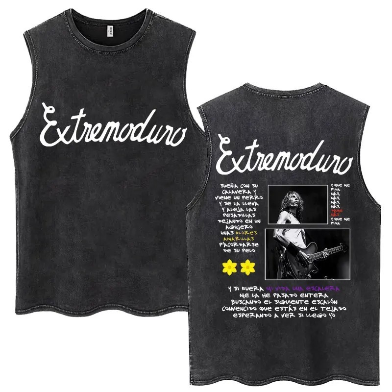 Whales and Sun Tattoo By Robe De Extremoduro Washed Tank Tops Men Wome