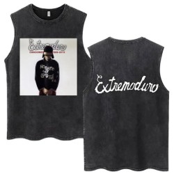 Whales and Sun Tattoo By Robe De Extremoduro Washed Tank Tops Men Wome