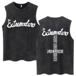 Whales and Sun Tattoo By Robe De Extremoduro Washed Tank Tops Men Wome