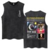 Whales and Sun Tattoo By Robe De Extremoduro Washed Tank Tops Men Wome