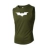 Bat Printed Men's Loose Sleeveless T-shirt Autumn inner wear Running T