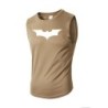 Bat Printed Men's Loose Sleeveless T-shirt Autumn inner wear Running T