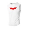 Bat Printed Men's Loose Sleeveless T-shirt Autumn inner wear Running T