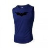 Bat Printed Men's Loose Sleeveless T-shirt Autumn inner wear Running T