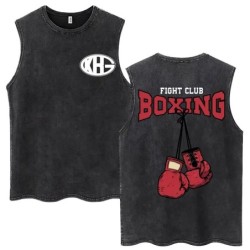 Hot Anime Hajime No Ippo Kamogawa Boxing Gym Washed Tops Men Makunouch