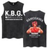 Hot Anime Hajime No Ippo Kamogawa Boxing Gym Washed Tops Men Makunouch