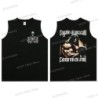 Cool Skeleton Calacas Chidas Gym Print Tank Top for Men Summer Cotton 