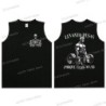 Cool Skeleton Calacas Chidas Gym Print Tank Top for Men Summer Cotton 