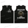 Cool Skeleton Calacas Chidas Gym Print Tank Top for Men Summer Cotton 