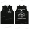 Cool Skeleton Calacas Chidas Gym Print Tank Top for Men Summer Cotton 