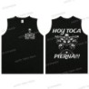 Cool Skeleton Calacas Chidas Gym Print Tank Top for Men Summer Cotton 