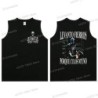 Cool Skeleton Calacas Chidas Gym Print Tank Top for Men Summer Cotton 