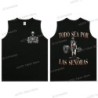 Cool Skeleton Calacas Chidas Gym Print Tank Top for Men Summer Cotton 