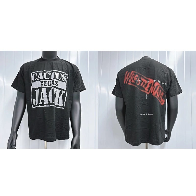 2026 New Cactus Jack Men's American Streetwear Print Tank Top Loose Fi