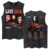 Lady Gaga The Mayhem Ball Tour 2025 Wash Tank Tops Fashion Men Women H