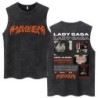 Lady Gaga The Mayhem Ball Tour 2025 Wash Tank Tops Fashion Men Women H