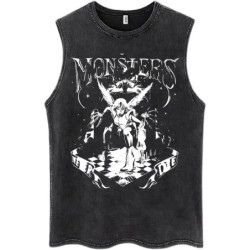 Lady Gaga The Mayhem Ball Tour 2025 Wash Tank Tops Fashion Men Women H
