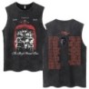 Lady Gaga The Mayhem Ball Tour 2025 Wash Tank Tops Fashion Men Women H