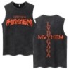 Lady Gaga The Mayhem Ball Tour 2025 Wash Tank Tops Fashion Men Women H