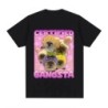 Certified Gangsta Funny Cat Meme T-shirts Men Women Cute Style Cotton 