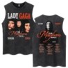 Lady Gaga The Mayhem Ball Tour 2025 Wash Tank Tops Fashion Men Women H