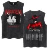 Lady Gaga The Mayhem Ball Tour 2025 Wash Tank Tops Fashion Men Women H