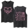 Hot Sale Karol G Bichota Music Album Washed Tank Tops Hip Hop Fashion 