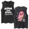 Hot Sale Karol G Bichota Music Album Washed Tank Tops Hip Hop Fashion 